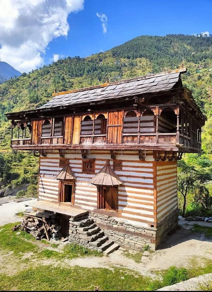 Wooden Temple Details